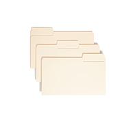 Smead SuperTab Heavyweight File Folder, Oversized 1/3-Cut Tab, Legal Size, Manila, 50 Per Box (15401)