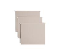Smead TUFF Extra Capacity Box Bottom Hanging Folder, 2" Expansion, 1/3-Cut Easy Slide Tab, Letter Size, Steel Gray, 18 Per Box (64240)
