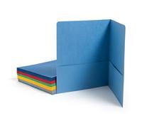 Smead Two-Pocket Heavyweight Folder, Letter Size, Assorted Colors, 25 per Box (87850)