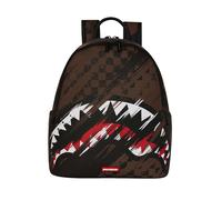 Smeared Grunge Savage Backpack Brown One Size