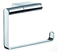 Smedbo "Air" Toilet Roll Holder without Lid, Polished Chrome, 12.6 x 8.8 x 4.7 cm