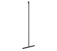 Smedbo Black Stainless Steel Bathroom Floor Squeegee with Self Adhesive Hanging Hook