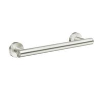 Smedbo Brushed Nickel Grab Bar 28cm Toilet Handle or Bath Shower Safety Hand Rail for Elderly, Disabled, Seniors Mobility Aid