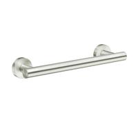 Smedbo Brushed Nickel Grab Bar 28cm Toilet Handle or Bath Shower Safety Hand Rail for Elderly, Disabled, Seniors Mobility Aid