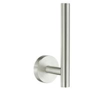 Smedbo UK Brushed Nickel Spare Toilet Roll Holder Wall Mounted Bathroom Storage in Silver Smedbo UK Silver