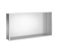 Smedbo Brushed Stainless Steel Shower and Bathroom Wall Niche (600 x 300mm)