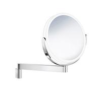 Smedbo Chrome Make Up Led Mirror 7X Magnification Swivel Arm