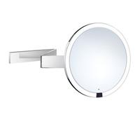 Smedbo Chrome Shaving Make Up Led Mirror Usb Charging 7X Magnify