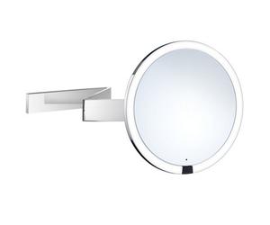 Smedbo Chrome Shaving Make Up Led Mirror Usb Charging 7X Magnify