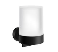 Smedbo Frosted Glass 150Ml Soap Dispenser With Round Wall Mount
