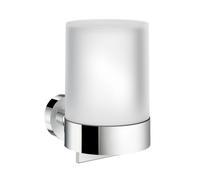 Smedbo Frosted Glass 150Ml Soap Dispenser With Round Wall Mount
