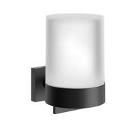 Smedbo Frosted Glass 150Ml Soap Dispenser With Square Wall Mount
