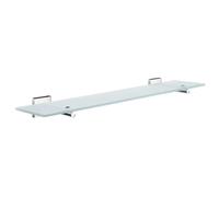 Smedbo Bathroom Frosted Glass 60Cm Shelf With Wall Mount Brackets