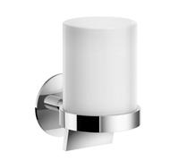 Smedbo Frosted Glass Soap Dispenser With Self Adhesive Wall Mount