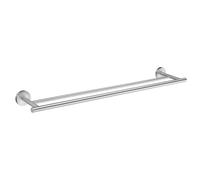 Smedbo "Home Double Towel Rail, Silver
