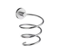 Smedbo Home Hairdryer Holder, Brass, Silver, 13.9 x 12 x 15.5 cm