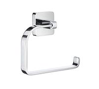 Smedbo "Ice" Toilet Roll Holder without Lid, Polished Chrome, 13 x 4 x 11.3 cm, Silver