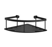 Smedbo Matt Black Corner Shower Basket