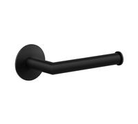 Smedbo Matt Black Self Adhesive Wall Mounted Toilet Roll Holder