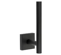 Smedbo Matt Black Spare Toilet Roll Holder