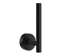 Smedbo UK Black Brass Spare Toilet Roll Holder Wall Mounted Bathroom Storage Smedbo UK Black
