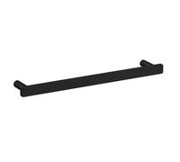 Smedbo Matt Black Towel Rail 40Cm/15.7" Wall Mounted With Concealed Screws Bathroom Towel Holder
