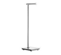 Smedbo UK Polished Stainless Steel Toilet Roll Holder Free Standing Square Base in Silver Smedbo UK Silver