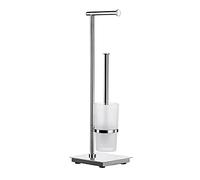 Smedbo Steel Toilet Roll Holder, Toilet Brush And Container