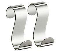 Smedbo Pair Of Chromed Steel Hooks For Bathroom Towel Warmers