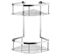 Smedbo Polished Chrome Double Corner Shower Basket