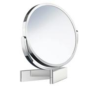 Smedbo Polished Chrome Double Sided Mirror - Wall Mounted Extendable Swing Arm Swivel 7x Magnification Bathroom Makeup or Shaving