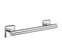 Smedbo Polished Chrome Grab Bar 28cm Toilet Handle or Bath Shower Safety Hand Rail for Elderly, Disabled, Seniors Mobility Aid