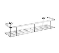 Smedbo Sideline Design Soap Basket, Polished Chrome, 45.5 x 10.7 x 8 cm, Silver