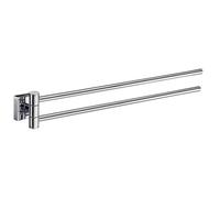 Smedbo "House" Chromed Swing Arm Towel Rail, Polished Chrome,44.3 x 4.5 x 5 cm