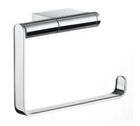 Polished Chrome Toilet Roll Holder Wall Mounted Bathroom Storage Smedbo UK Silver One Size