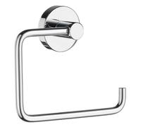 Polished Chrome Toilet Roll Holder Wall Mounted Bathroom Storage Smedbo UK Silver One Size