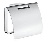 Smedbo Polished Chrome Toilet Roll Holder with Lid