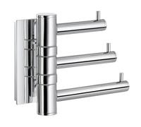 Smedbo Polished Chrome Triple Swivel Swing Arm Towel Hooks