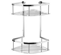 Smedbo Polished Chrome Two Tiered Corner Shower Basket Soap Caddy
