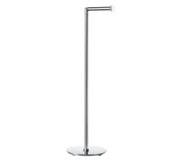 Smedbo Stainless Steel Freestanding Toilet Roll Holder - Round Base