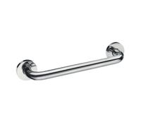 Smedbo Polished Stainless Steel Grab Bar 30cm Toilet Handle or Bath Shower Safety Hand Rail Elderly Disabled Seniors Mobility Aid