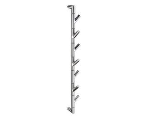 Smedbo Polished Stainless Steel Seven Swivel Swing Towel Hooks