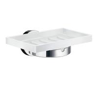 Smedbo Porcelain Soap Dish With Round Wall Mounted Holder