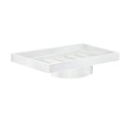 Smedbo Spare Porcelain Tumbler O348 Soap Dish, White, 2.5 x 11.2 x 18.3 cm