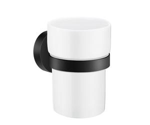 Smedbo Porcelain Tumbler With Non Rust Brass Wall Mount Holder
