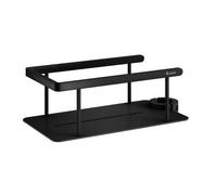 Smedbo Matt Black Shower Basket for Shower Riser Rail