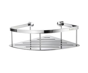 Smedbo Sideline Design Corner Soap Basket Polished, Brass, Polished Chrome, 8.3 x 20.9 x 25.7 cm, Silver