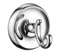 Smedbo Single Polished Chrome Towel Hook (70mm) Wall Mounted Bathroom Storage Square Robe Hooks Clothes Hanger Coat Peg