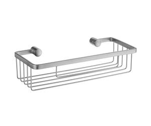 SMEDBO SME_DS2001 Sideline Soap Basket Brushed Chrome, Brass, Silver, 25 x 11 x 6 cm