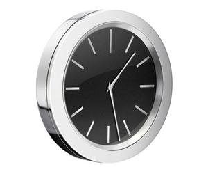 Smedbo Time - Clock In Polished Chrome/black Dial, Self-Adhesive